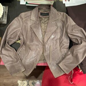 Genuine Leather Jacket Elie Tahari